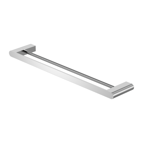 BIANCA Towel Rail 600MM Single/Double Towel Rails - Hera BathwareChromeDouble Towel Rail