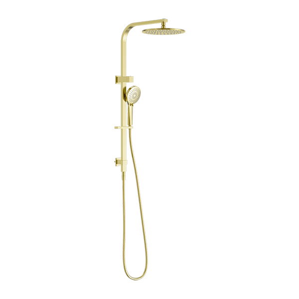 Bianca Twin Shower Set | Nero - Hera BathwareBrushed Gold