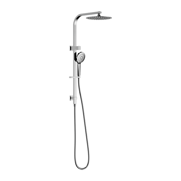 Bianca Twin Shower Set | Nero - Hera BathwareChrome