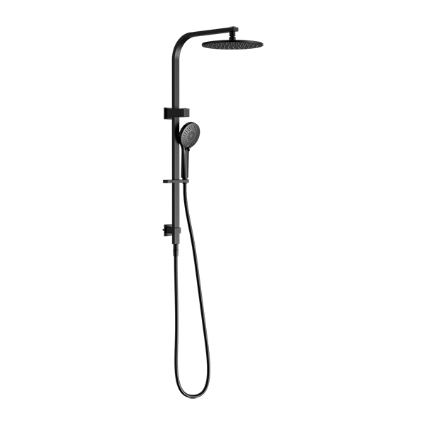 Bianca Twin Shower Set | Nero - Hera BathwareMatte Black