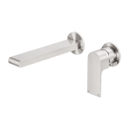BIANCA Wall Basin Mixer Seperate - Hera BathwareBrushed Nickel187mm