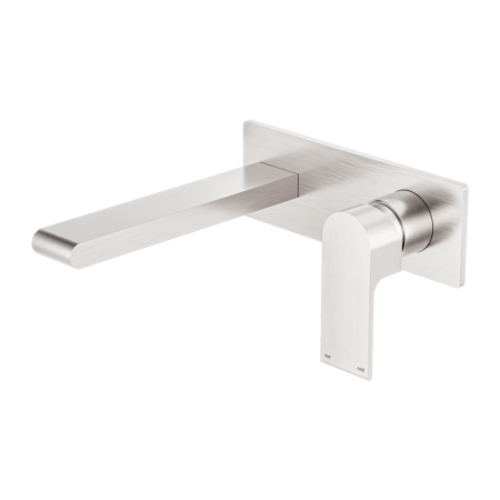 BIANCA Wall Basin Mixer - Hera BathwareBrushed Nickel187mm