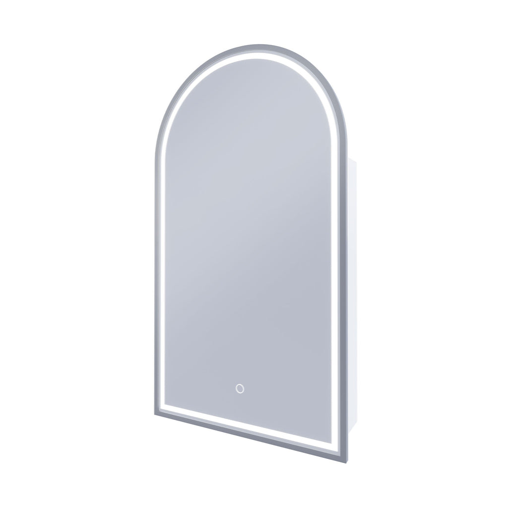 Blanca LED Shaving Cabinet | Remer - Hera Bathware X Remer BR50D - GM | Gun Metal