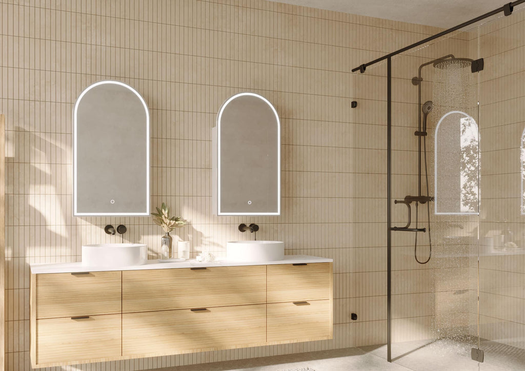 Blanca LED Shaving Cabinet | Remer - Hera Bathware X Remer BR50D | No Frame