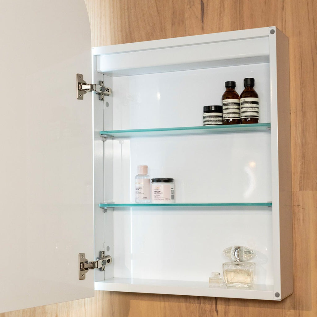 Blanca LED Shaving Cabinet | Remer - Hera Bathware X Remer BR50D - NG | Nordic Gold