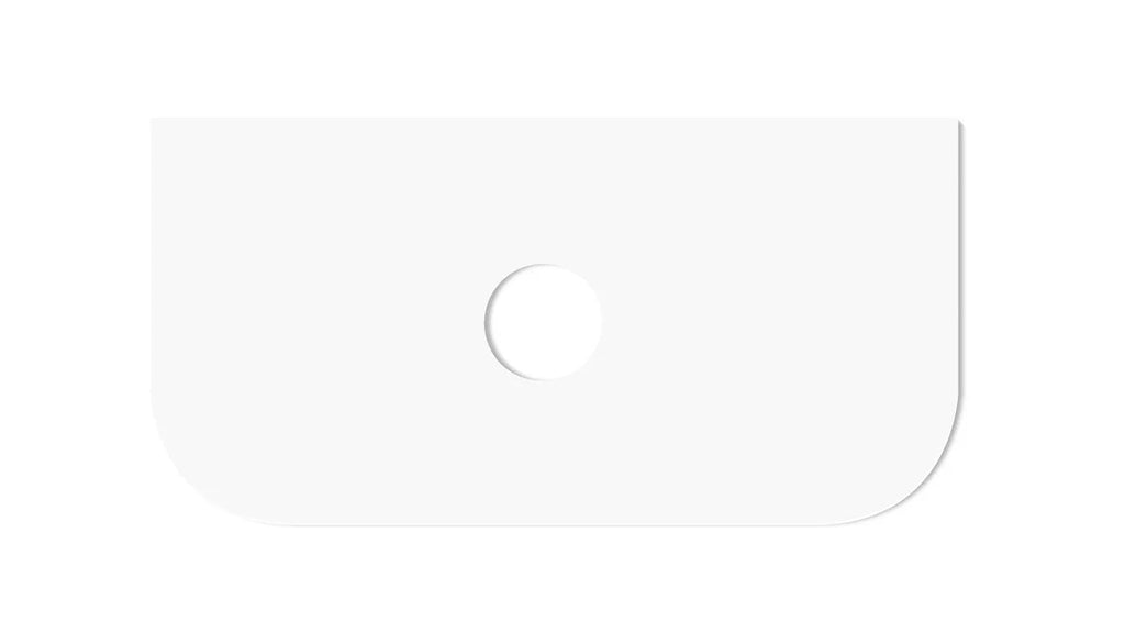 Bondi flat stone top selections - Hera Bathware750mmMatte White