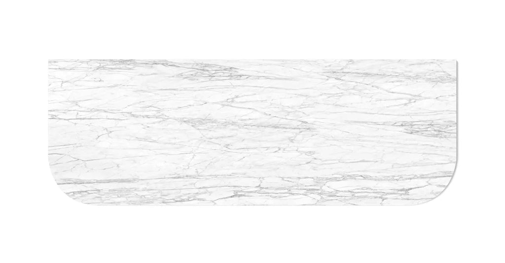 Bondi flat stone top selections - Hera Bathware1500mmNatural Marble