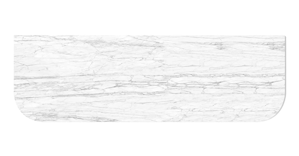 Bondi flat stone top selections - Hera Bathware1500mmNatural Marble
