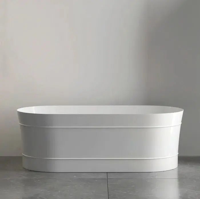Bondi Gloss White Free Standing Bathtub - Hera Bathware1700mmGloss White