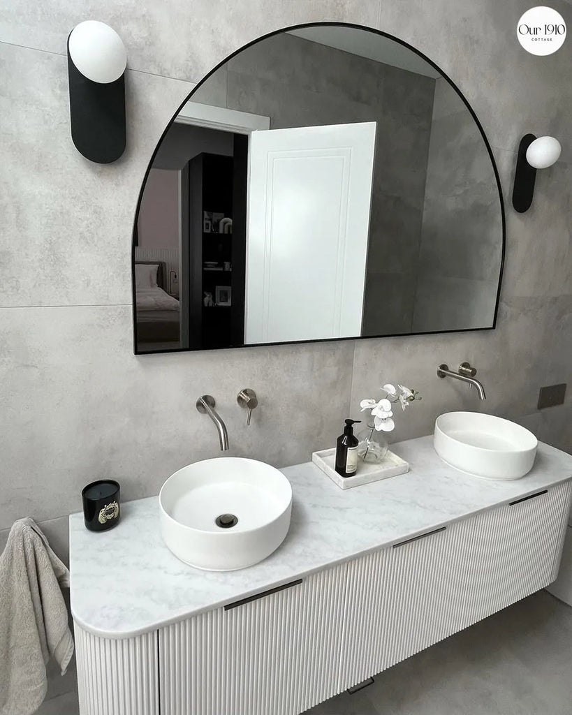 Bondi White Fluted Wall Hung Vanity 600 - 1800mm - Hera Bathware1800mmCabinet Only