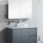 Brighton Shaving Cabinet | 600 - 1500mm | Sunny - Hera Bathware600mmMatte Black