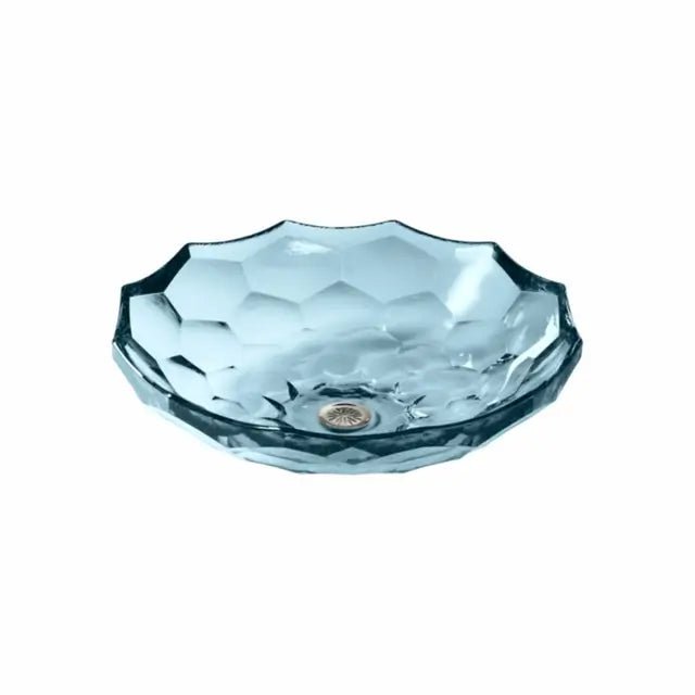 Briolette faceted glass Basin - Hera Bathware X Kohler 2373 - TG3 | Doe