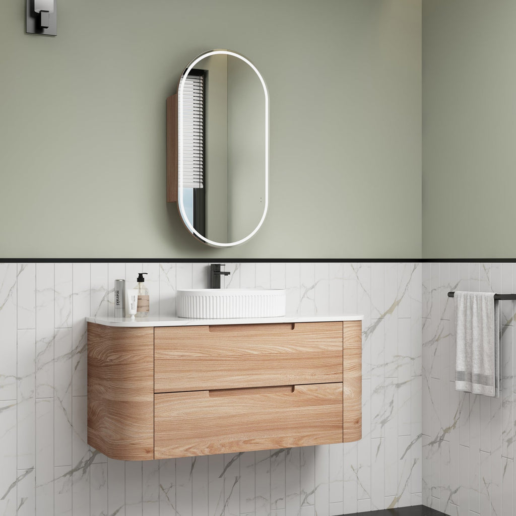 Briony Wall Hung Vanity 750 - 1800mm - Hera Bathware X Aulic CAWH48 - 1200 | 1200mmCabinet Only