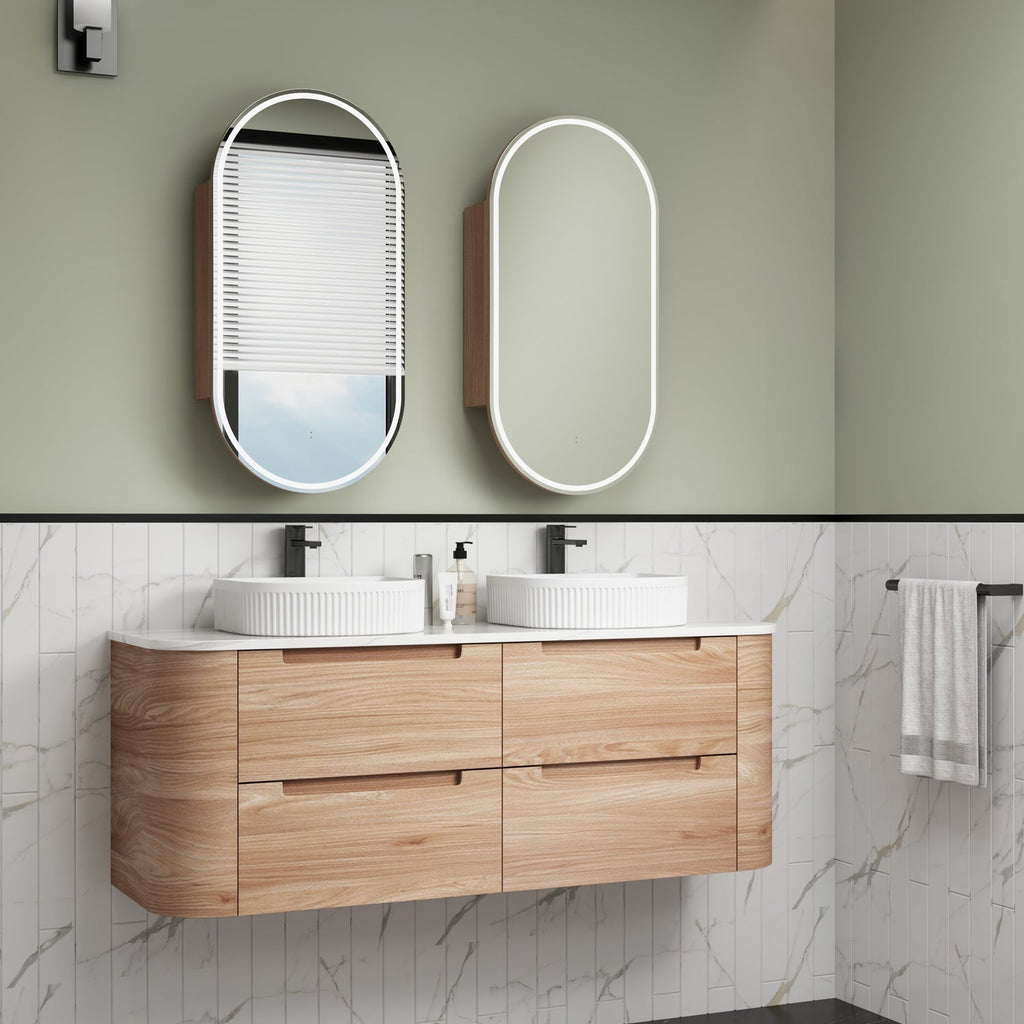 Briony Wall Hung Vanity 750 - 1800mm - Hera Bathware X Aulic CAWH48 - 1500 | 1500mmCabinet Only