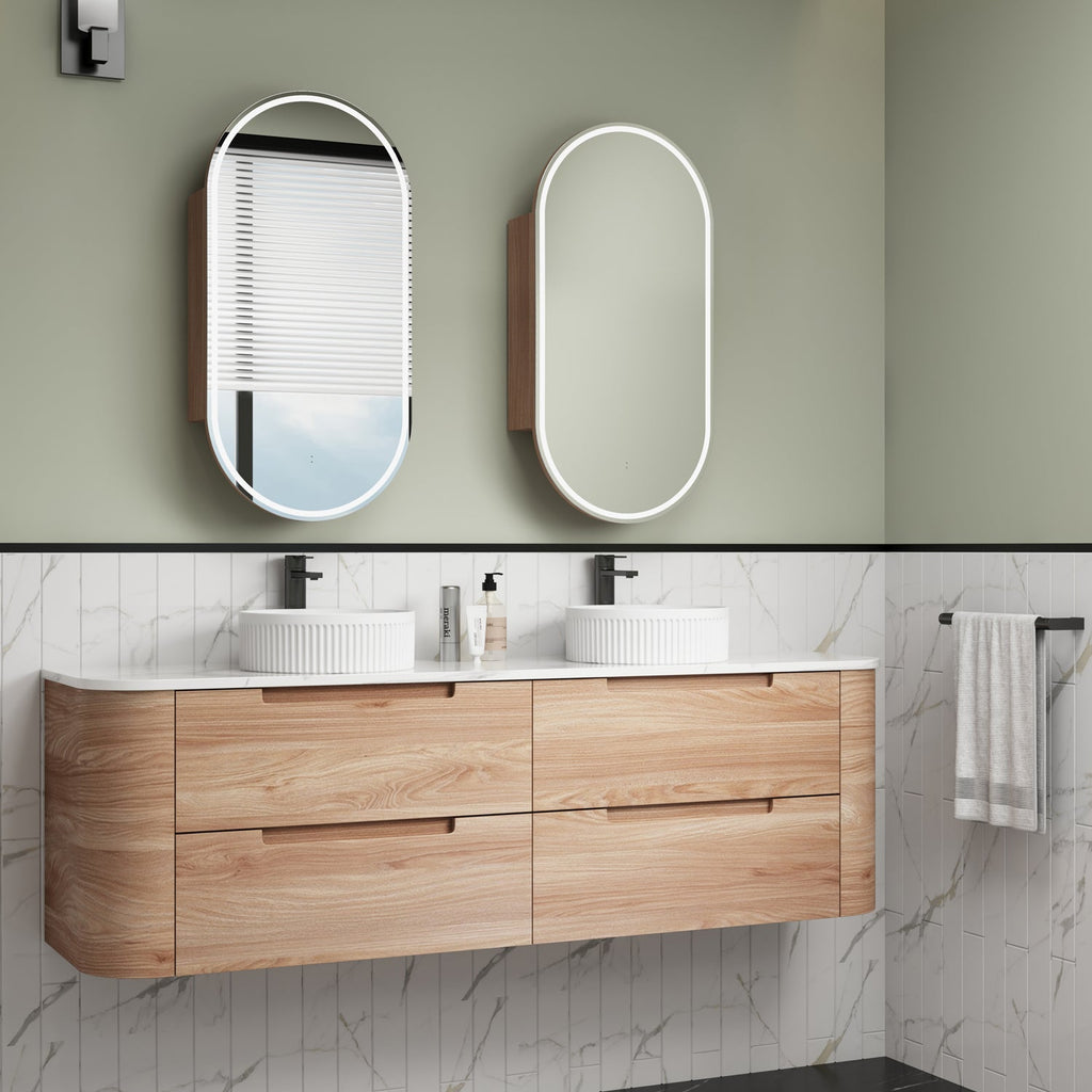 Briony Wall Hung Vanity 750 - 1800mm - Hera Bathware X Aulic CAWH48 - 1800 | 1800mmCabinet Only
