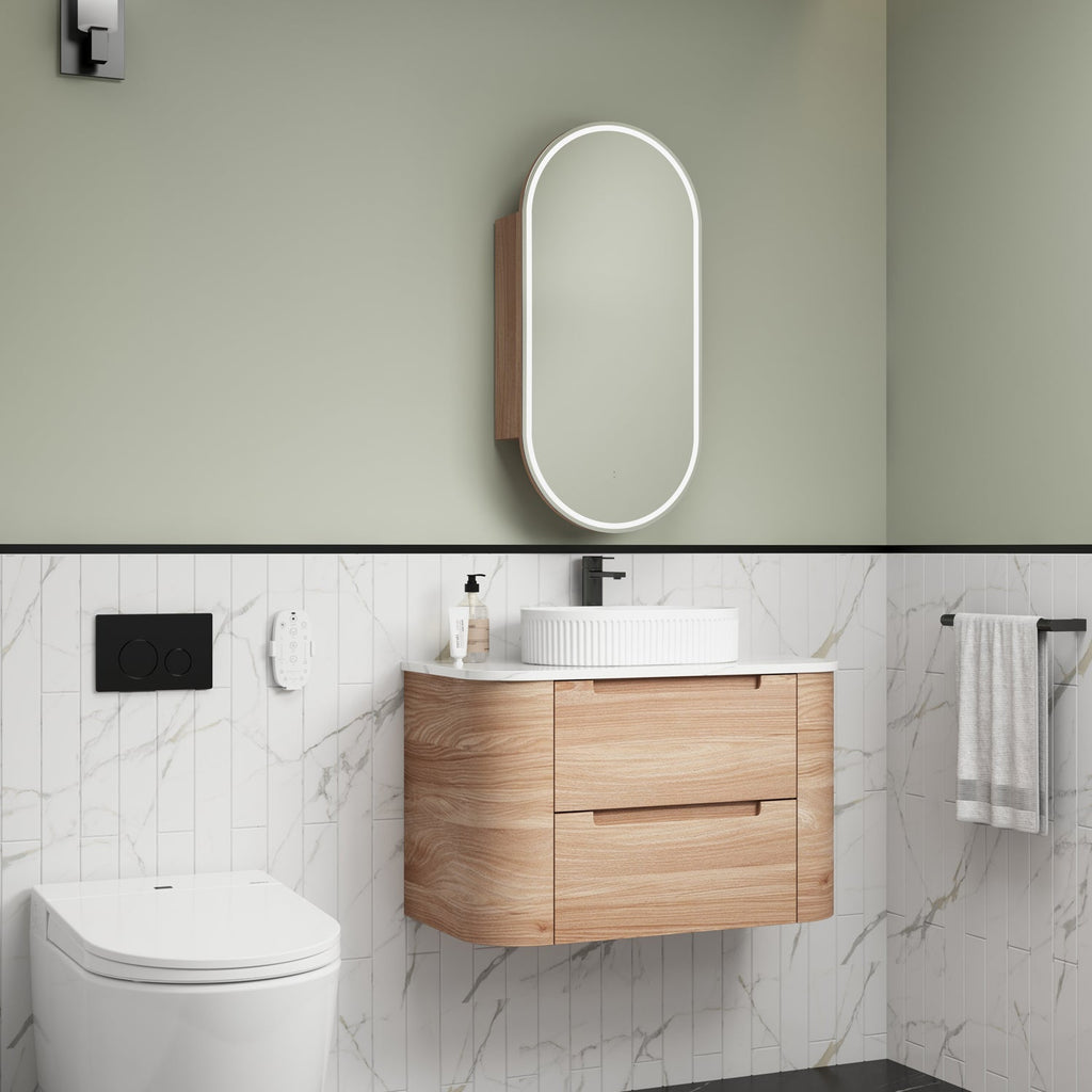 Briony Wall Hung Vanity 750 - 1800mm - Hera Bathware X Aulic CAWH48 - 900 | 900mmCabinet Only