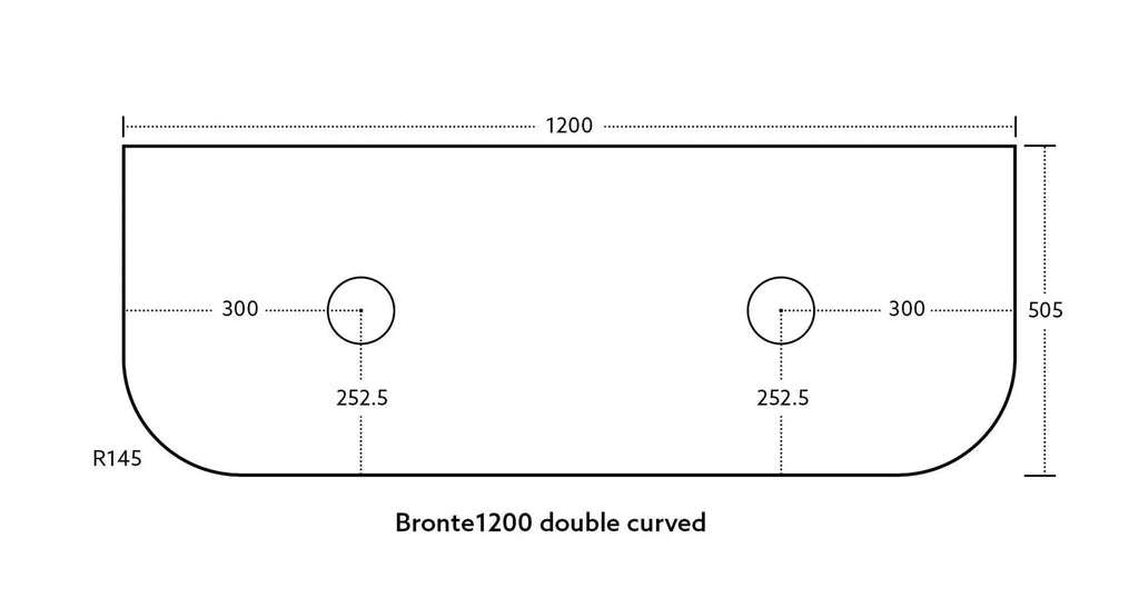 Bronte Coastal Oak Wall Hung Vanity 1200mm - Hera Bathware