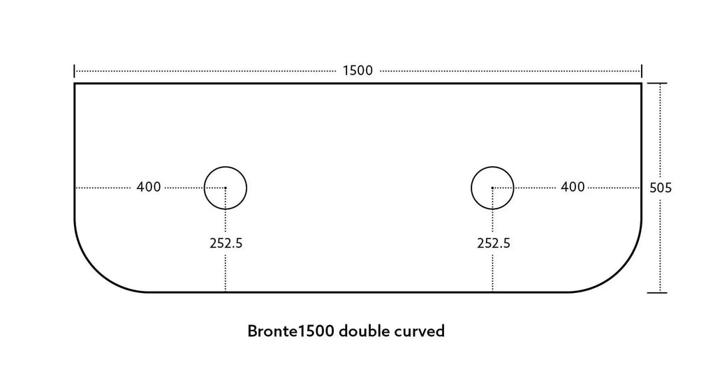 Bronte Coastal Oak Wall Hung Vanity 1500mm - Hera Bathware