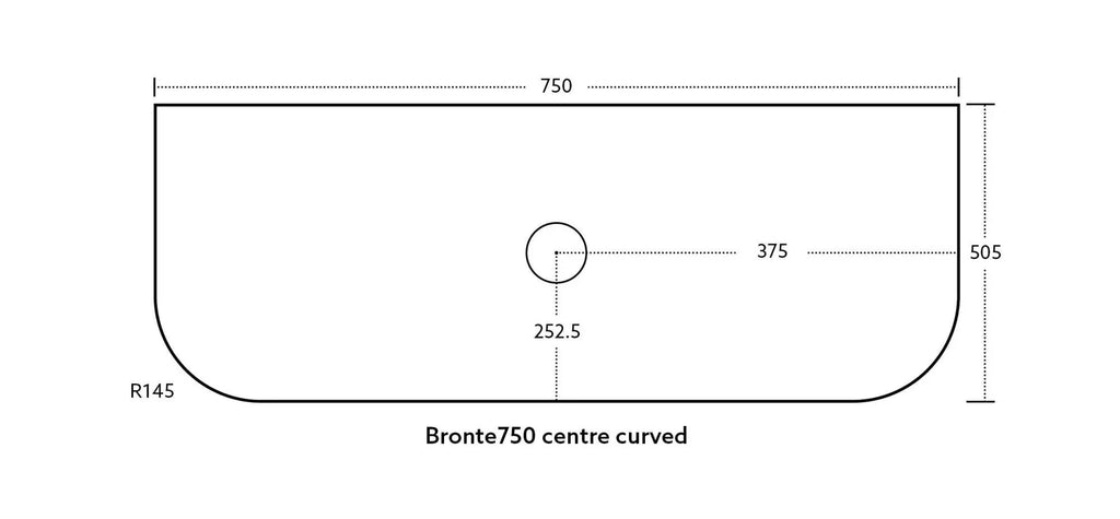 Bronte Coastal Oak Wall Hung Vanity 750mm - Hera Bathware
