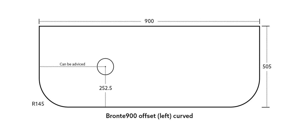 Bronte Coastal Oak Wall Hung Vanity 900mm - Hera Bathware