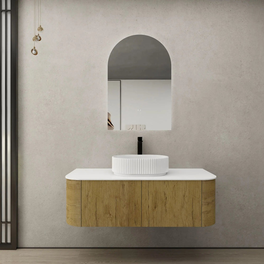 Bronte Prime Oak Wall Hung Vanity 1200mm - Hera Bathware