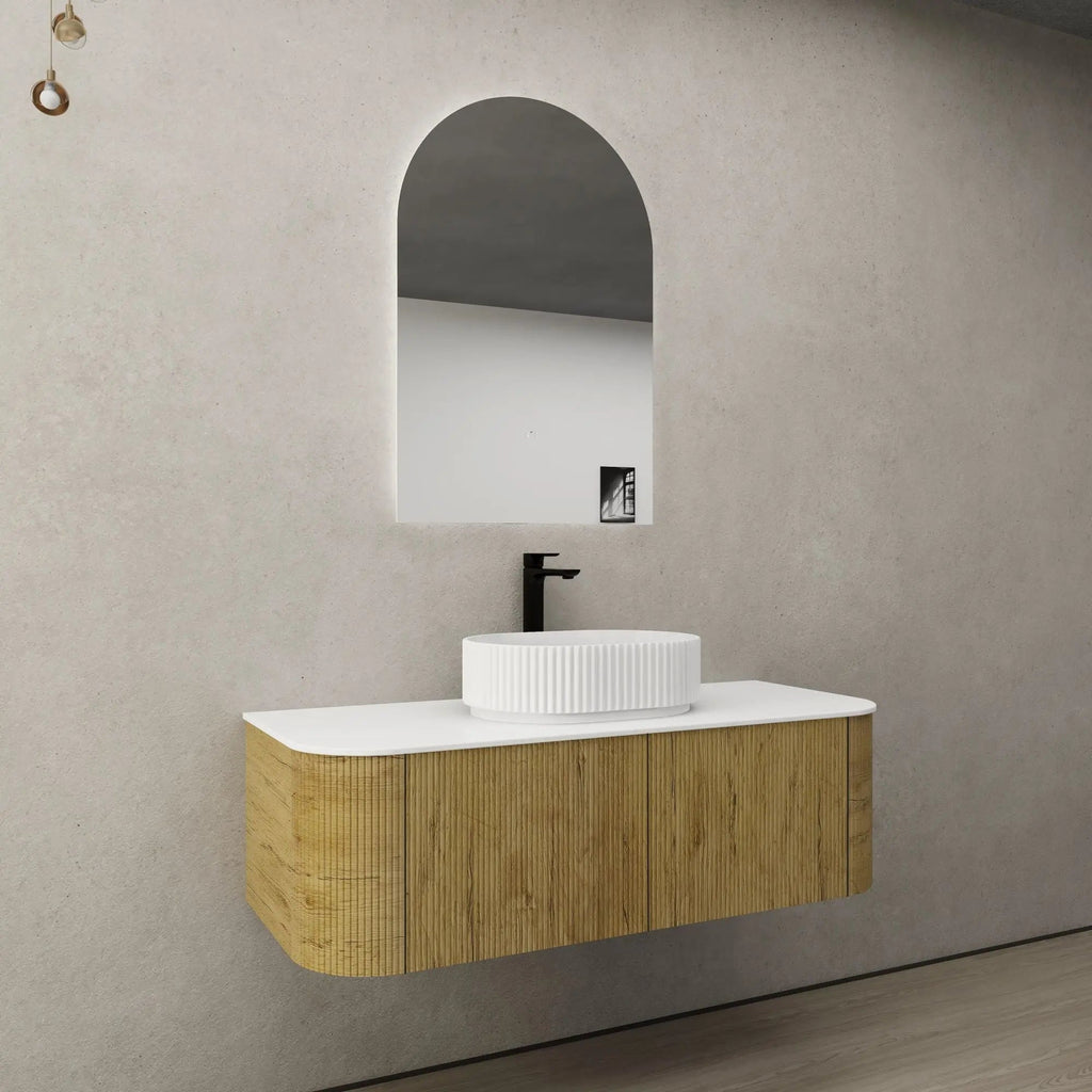 Bronte Prime Oak Wall Hung Vanity 1200mm - Hera Bathware