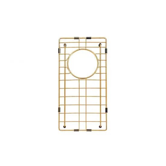 Brushed Gold 250x450x215mm 1.2mm Handmade Top/Undermount Single Bowl Kitchen Sink - Hera BathwareBrushed Gold