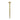 Round Brushed Brass Ceiling Shower Arm 400mm | Aquaperla