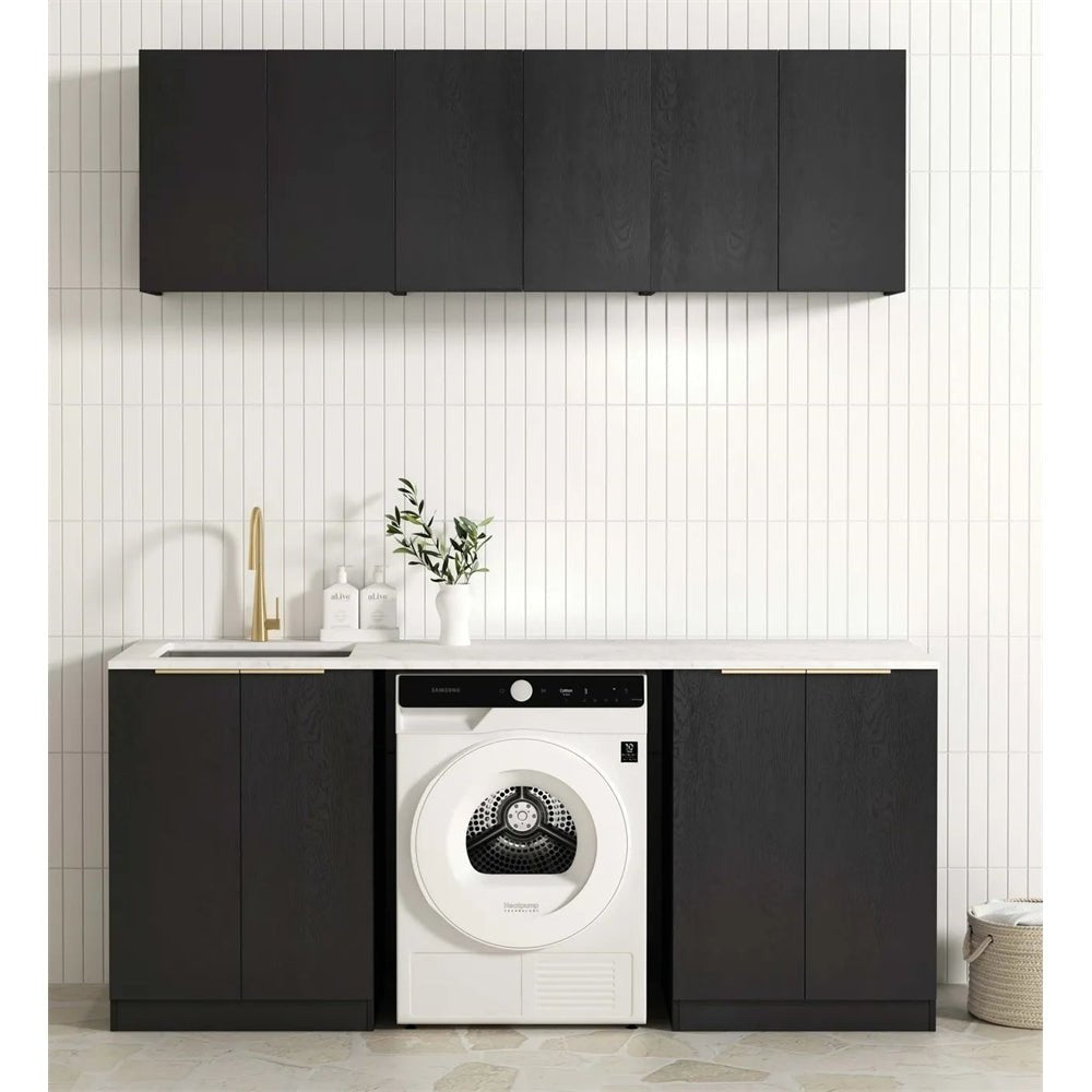 Otti | Byron Black/Natural Oak Laundry Kit | 1960*600*2100mm – Hera ...