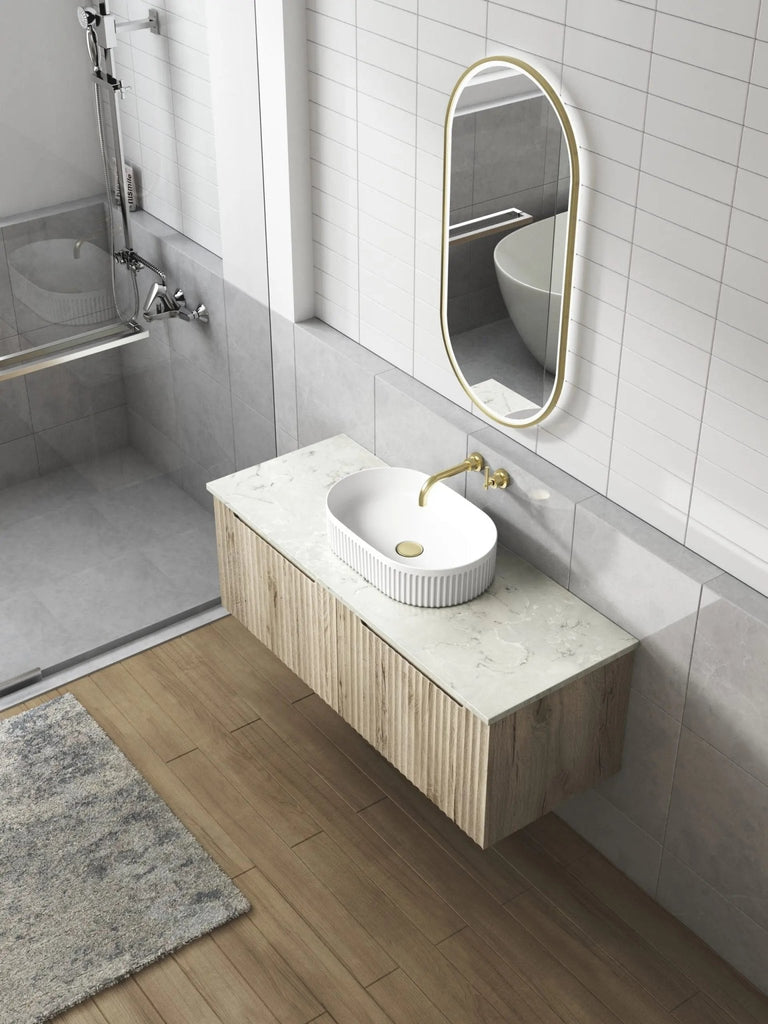 CADEL Above Counter Basin - Hera BathwareMatte White