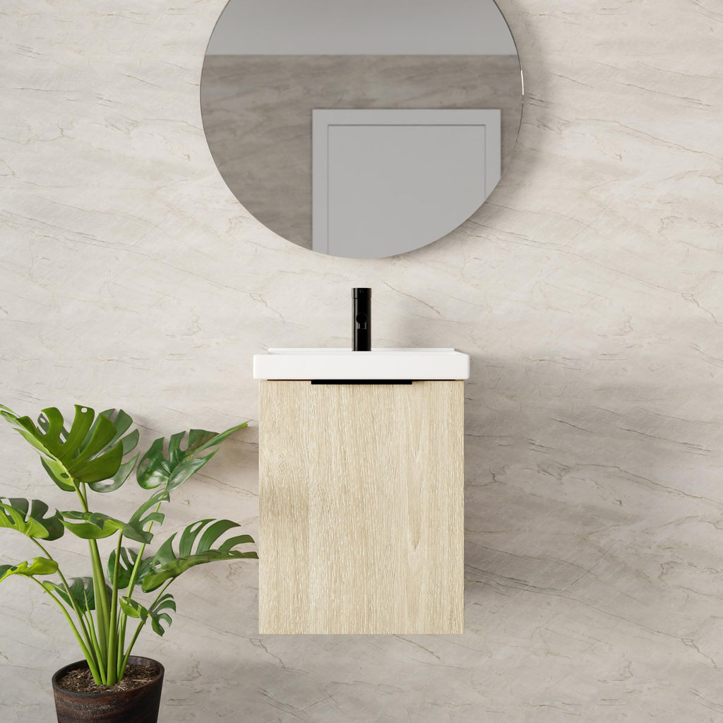 Caleta Compact Wall Hung Vanity - Hera BathwareWall Hung