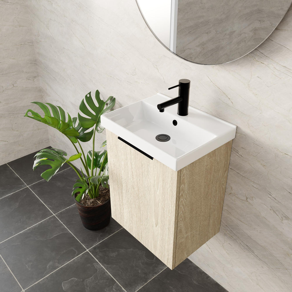 Caleta Compact Wall Hung Vanity - Hera BathwareWall Hung