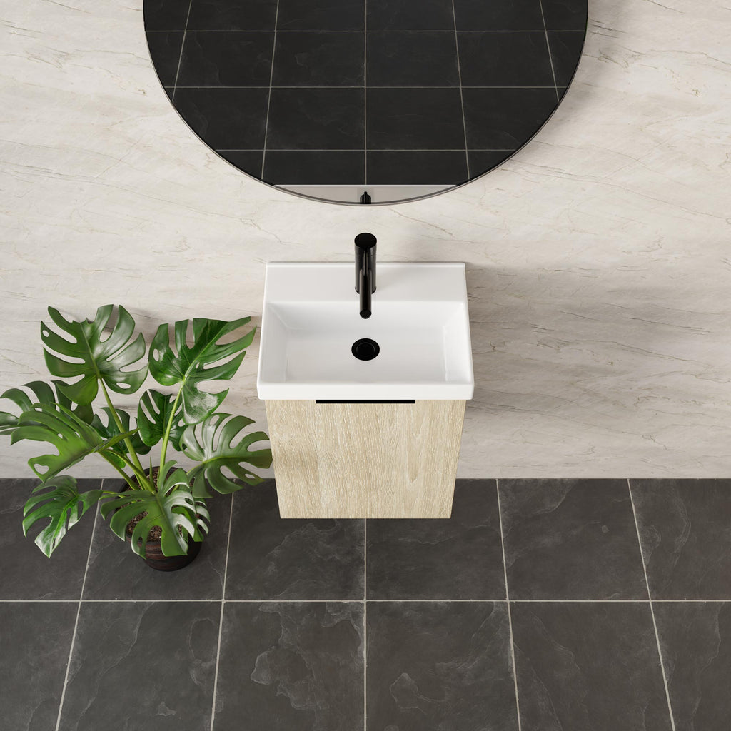 Caleta Compact Wall Hung Vanity - Hera BathwareWall Hung