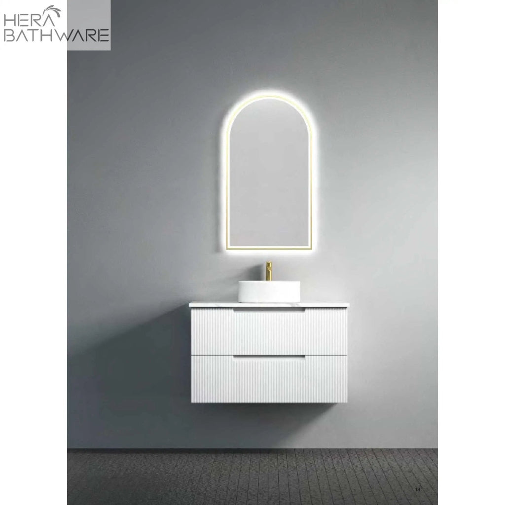 CANTERBURY Frameless Sensor LED Mirror - Hera BathwareBrushed Bronze
