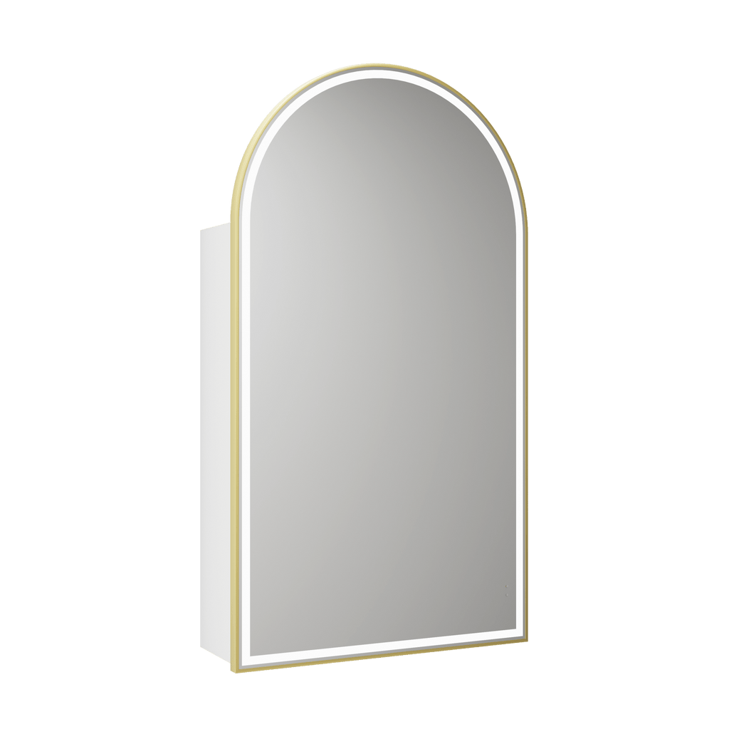 Canterbury Led Shaving Cabinet - Hera BathwareMatte WhiteMatte Black