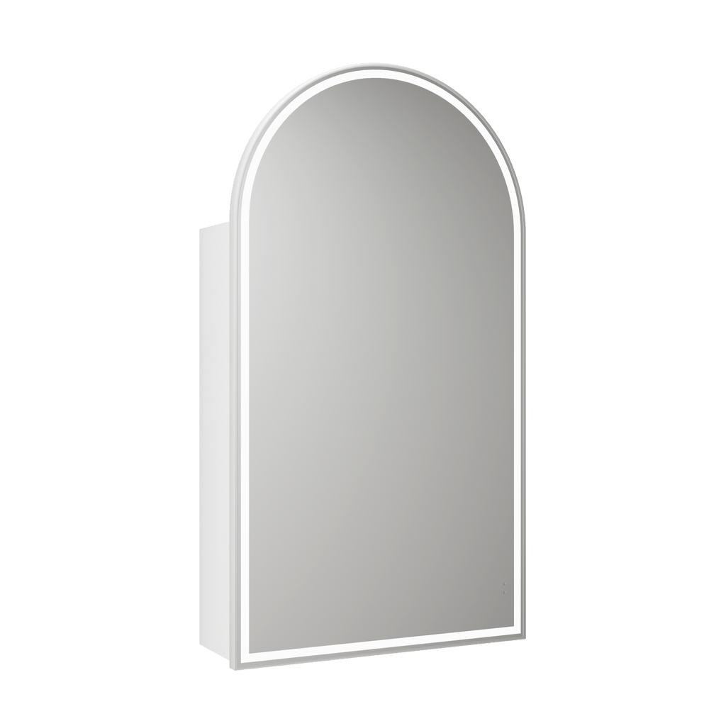 Canterbury Led Shaving Cabinet - Hera BathwareMatte WhiteMatte Black