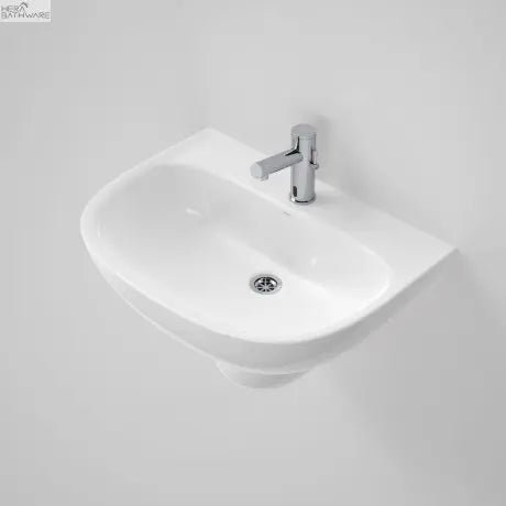 CARE 600 Wall Basin (WITH GERMGARD®) - Hera BathwareGloss White0 Tap