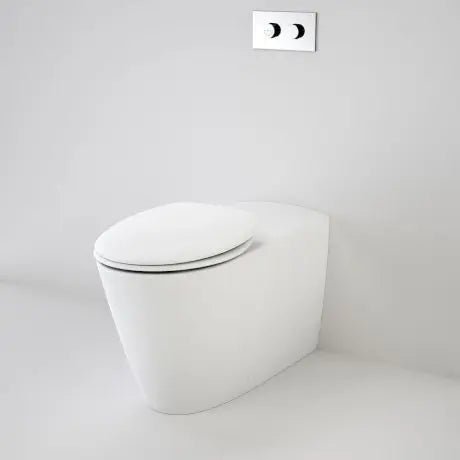 CARE 800 Cleanflush® Wall faced Invisi Series II® suite Caravelle care DF WH (GERMGARD®) - Hera BathwareGloss White