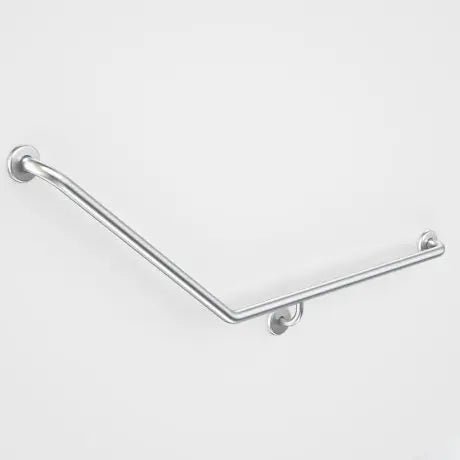 CARE Support Grab Rail - 140 Degree Angled 870x700mm - Hera BathwareStainless SteelLeft Angled