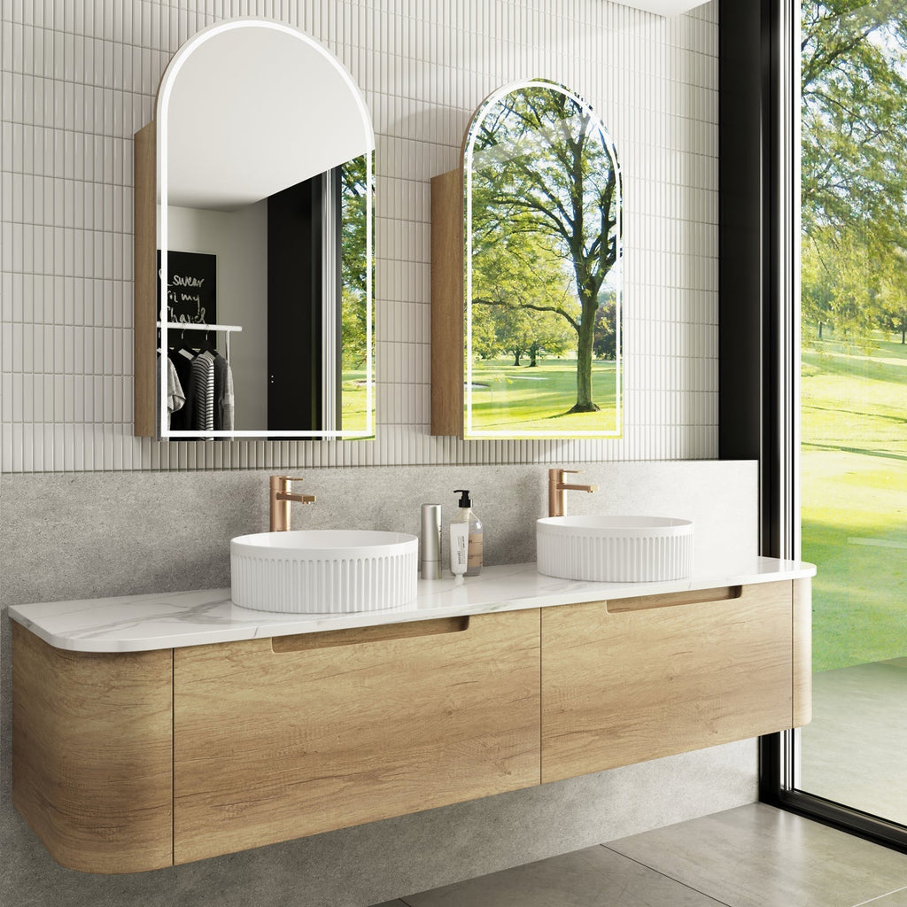 Carita Wall Hung Vanity 750 - 1800mm - Hera Bathware X Aulic CAWH47 - 1800 | 1800mmCabinet Only