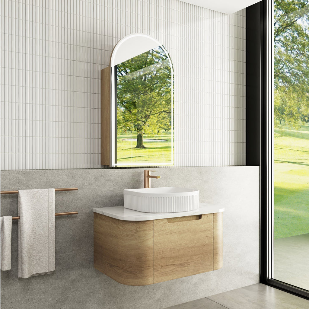 Carita Wall Hung Vanity 750 - 1800mm - Hera Bathware X Aulic CAWH47 - 750 | 750mmCabinet Only
