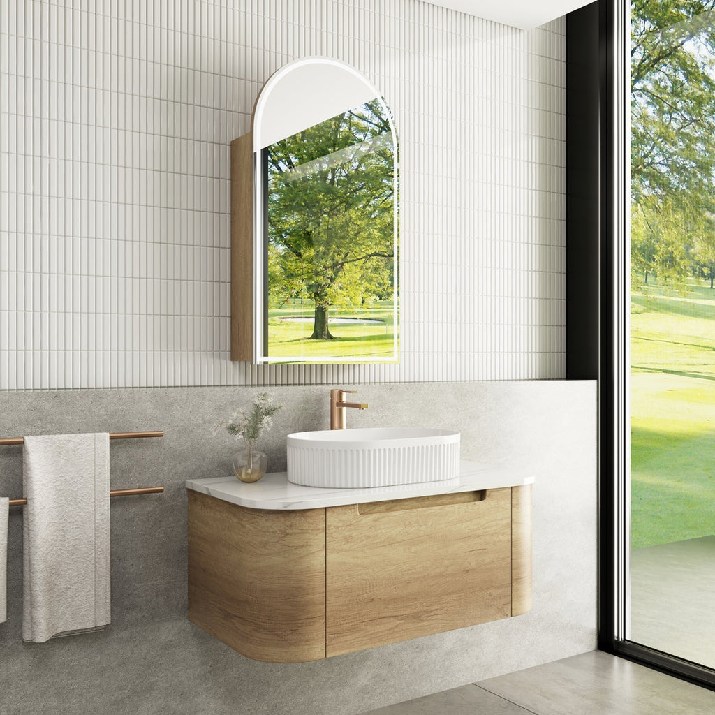 Carita Wall Hung Vanity 750 - 1800mm - Hera Bathware X Aulic CAWH47 - 900 | 900mmCabinet Only