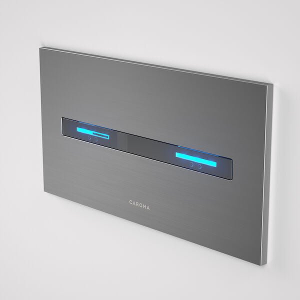 Caroma Smart Command Invisi II Flush Panel | Caroma - Hera Bathware X Caroma 238000GM | Gun Metal