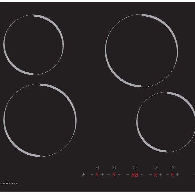 Carysil Built - In Ceramic Hob 60cm | Carysil - Hera BathwareBlack GlassCarysil Appliances