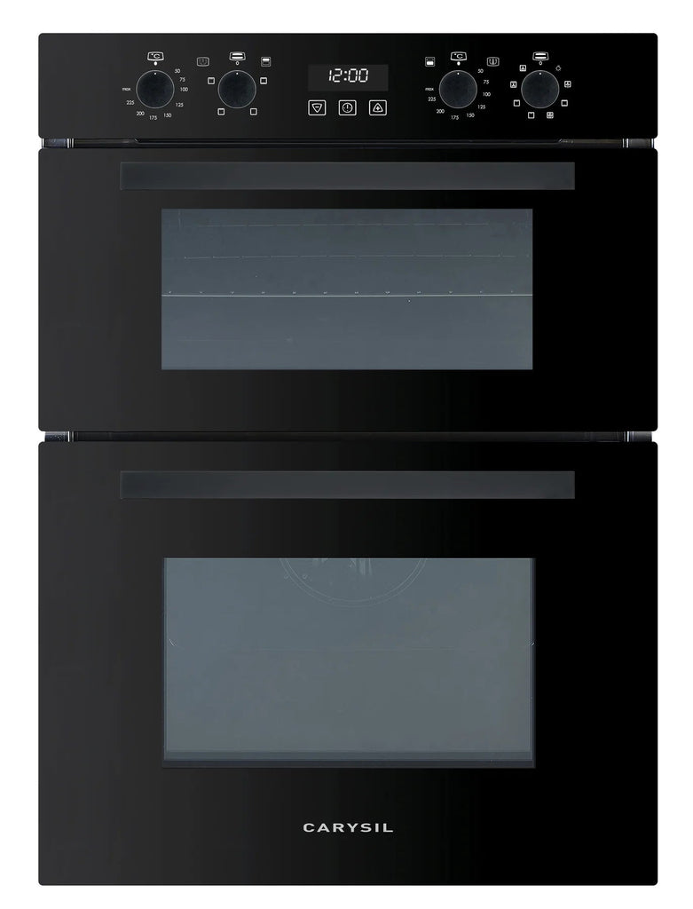 Carysil Built - In Double Oven 60 CM | Black| Carysil - Hera BathwareBlack GlassCarysil Appliances