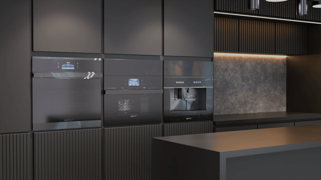 Carysil Built - In Microwave 60 CM | Black| Carysil - Hera BathwareBlack GlassCarysil Appliances