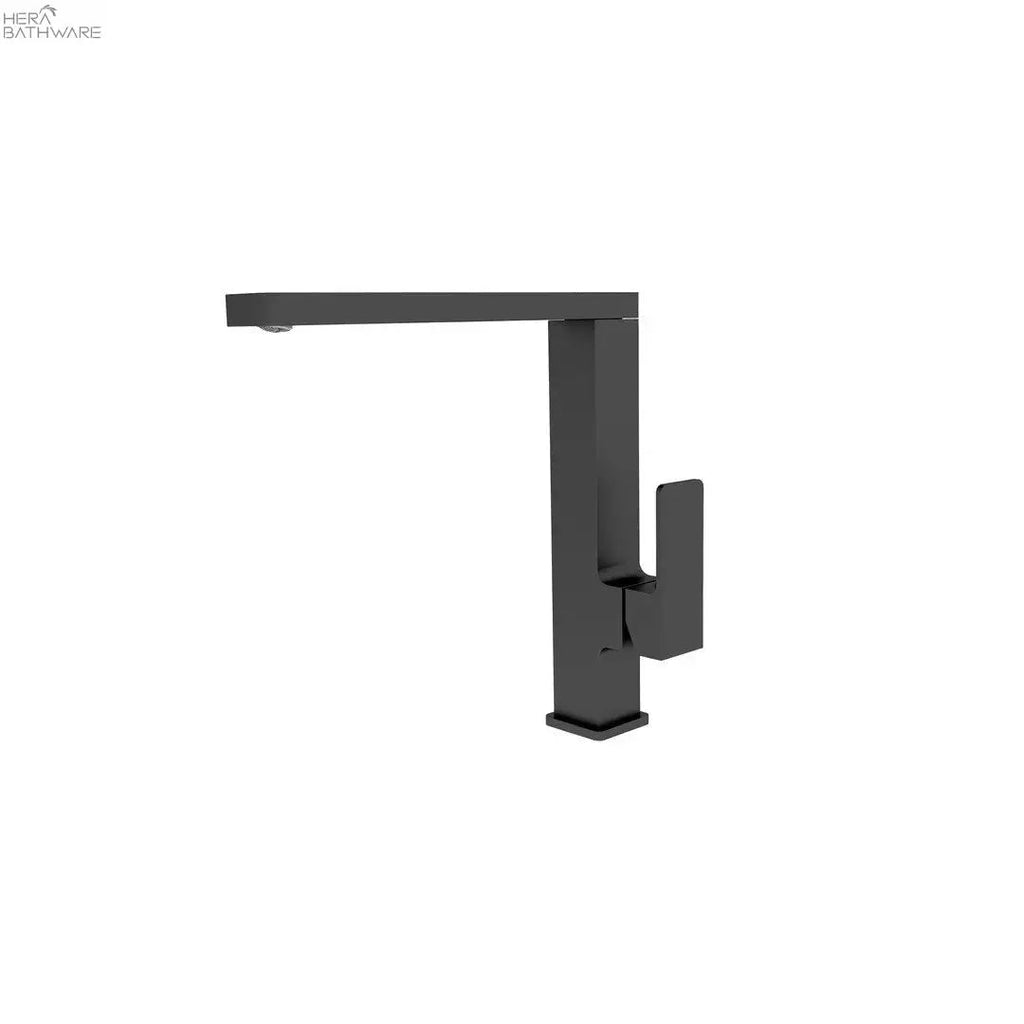 CELIA Square Neck Kitchen Mixer - Hera BathwareMatte Black