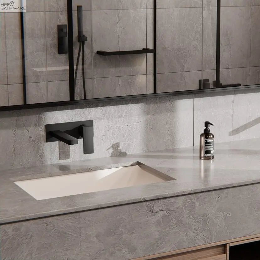 CELIA Wall Basin Mixer - Hera BathwareChrome