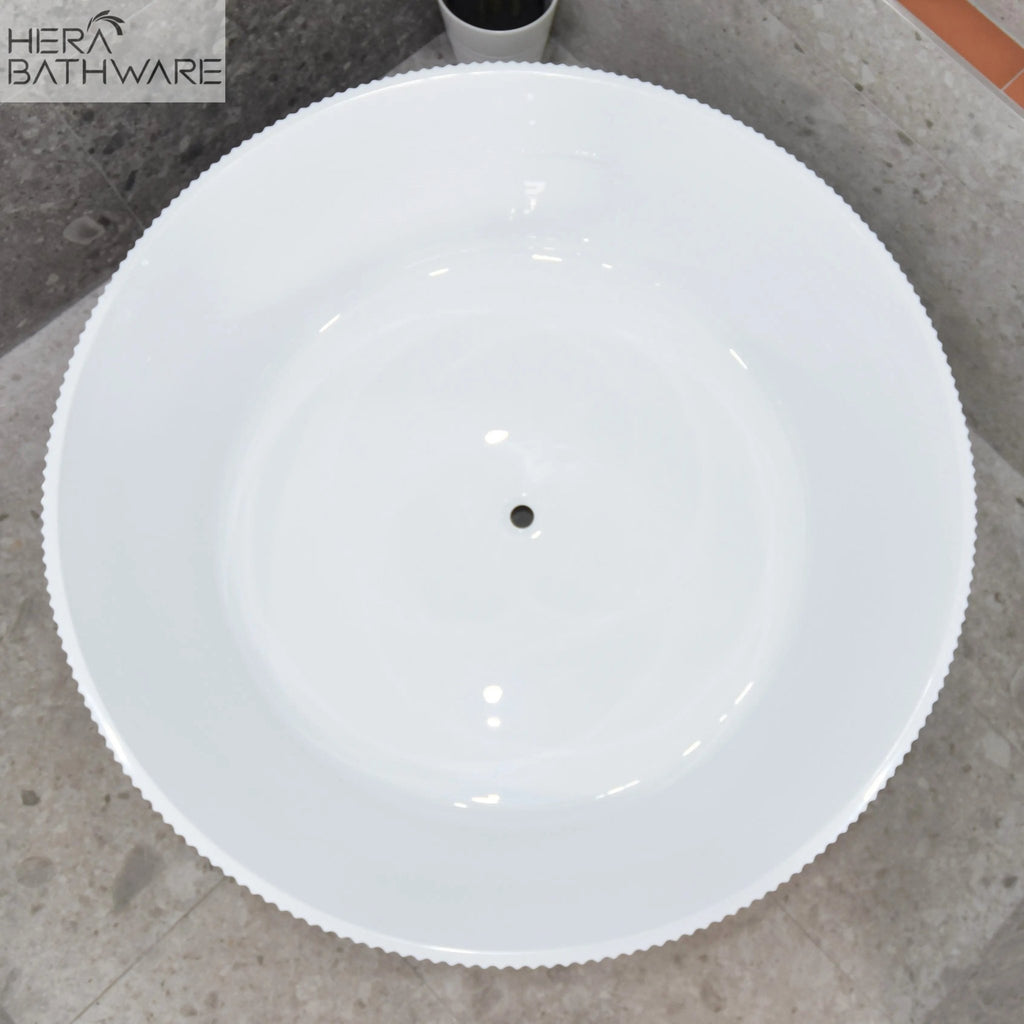 CETO Como Round Free Standing Bathtub - Hera Bathware1200mmNo Overflow