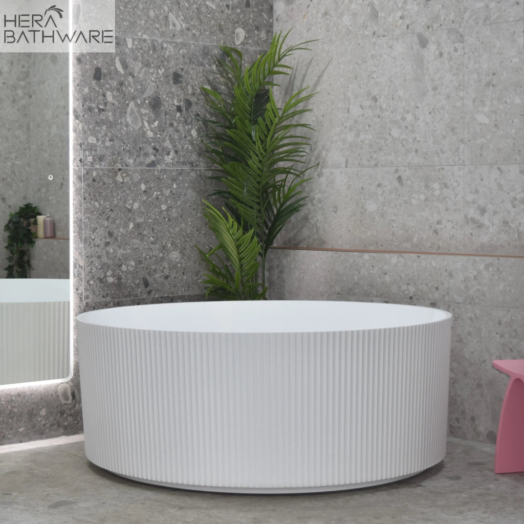 CETO Como Round Free Standing Bathtub - Hera Bathware1200mmNo Overflow